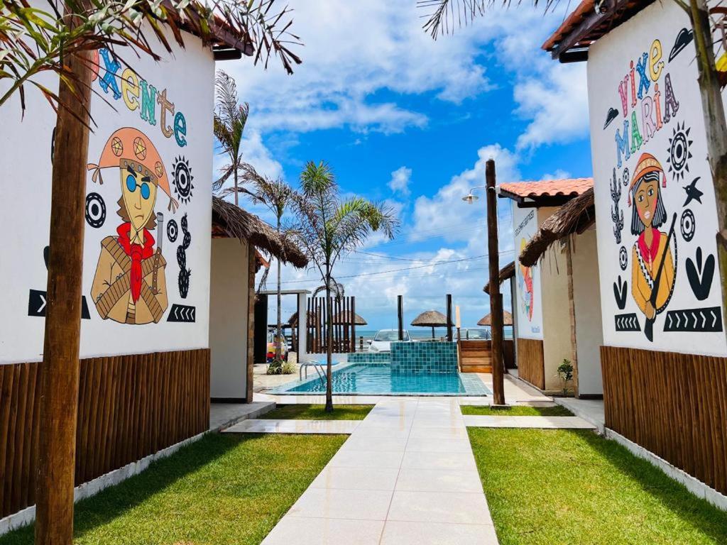 Flats Villas Litoral Sul - Praia Pontal Do Peba - Piacabucu - Al Eksteriør bilde