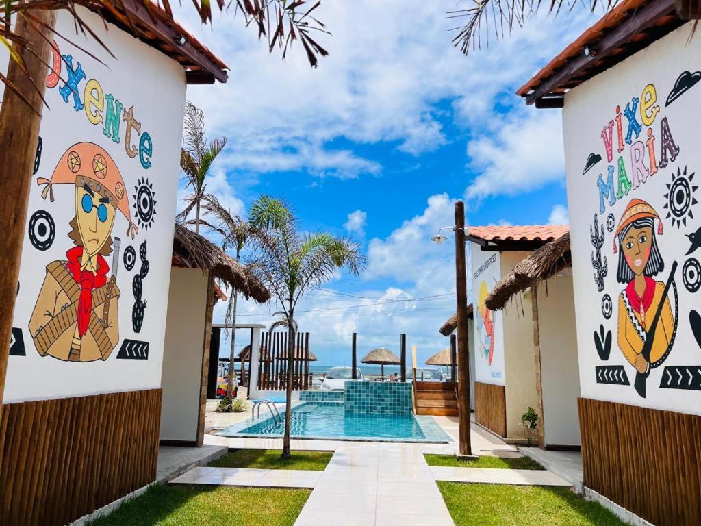 Flats Villas Litoral Sul - Praia Pontal Do Peba - Piacabucu - Al Eksteriør bilde